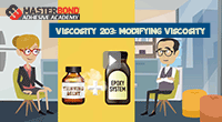 How to modify the viscosity of adhesive compounds